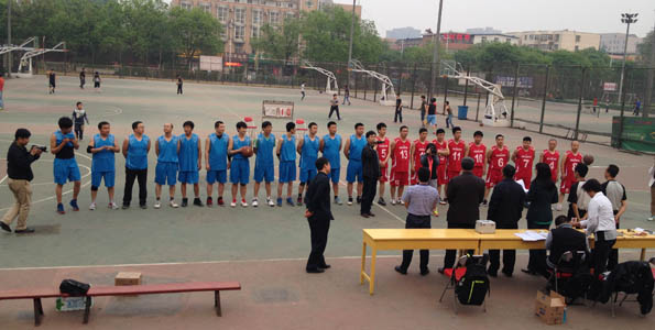 昌平区工商联举办的“2014年篮球比赛”盛大开赛了